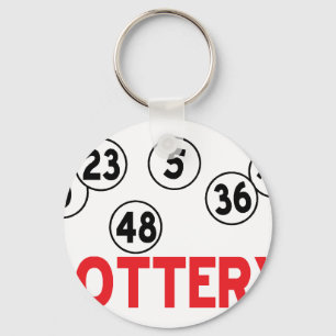 Chaveiro designs de loteria