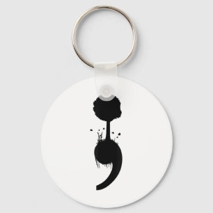 Chaveiro Designs de Sensibilização para a Saúde Mental Árvo