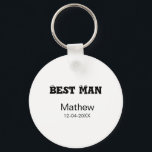 Chaveiro Despedida de solteiro do padrinho adicionar nome d<br><div class="desc">design</div>