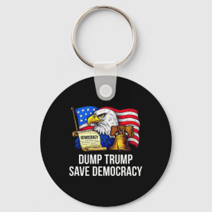 Chaveiro Despeje Trump - Salve a Democracia - _1