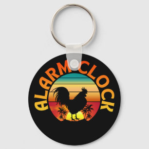 CHAVEIRO DESPERTADOR VINTAGE GALO DA MANHÃ FRANGO