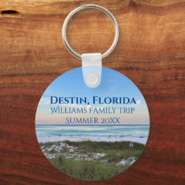 Chaveiro Destin Florida Beach Sunset Férias Personalizadas