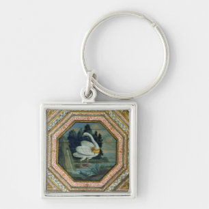 Chaveiro Detalhe da decoração do teto no salão de beleza