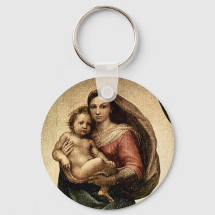 Chaveiro Detalhe "Sistine Madonna" de Rafael (cerca de 1513