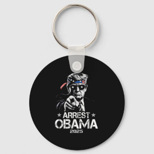 Chaveiro Detenção Obama 2025 Design De Bandeira Para Homens