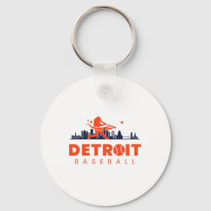 Chaveiro Detroit Bysebyll Vintage Retro Minimalista Bysebyl
