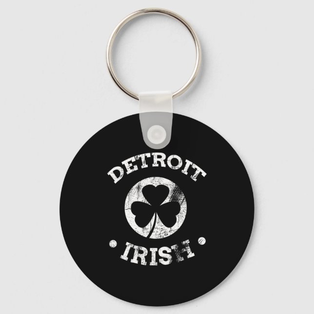 Chaveiro Detroit St Patricks Day Parade Paddy Detroit Iri-s (Frente)