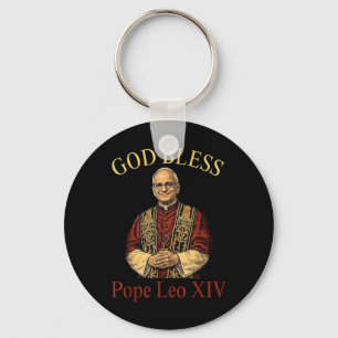 Chaveiro Deus abençoe Novo Papa Leo Xiv Igreja Católica Fé 
