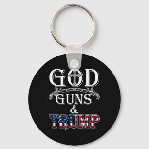 Chaveiro Deus Armas e segundo de calça Emenda T Shirt Traga