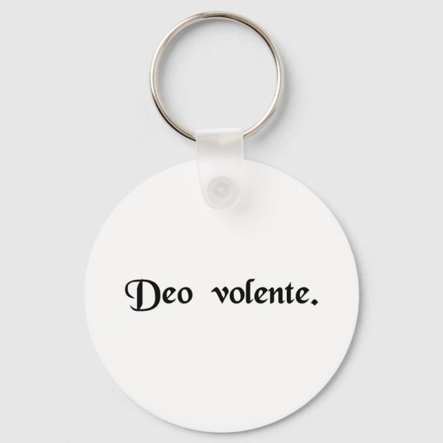 Chaveiro Deus disposto (Frente)