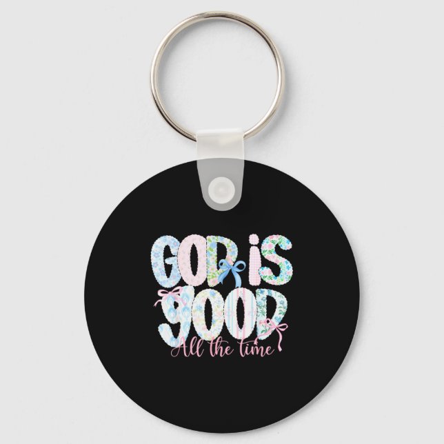 Chaveiro Deus É Bom O Tempo Todo Fé Religiosa Cristã (Frente)