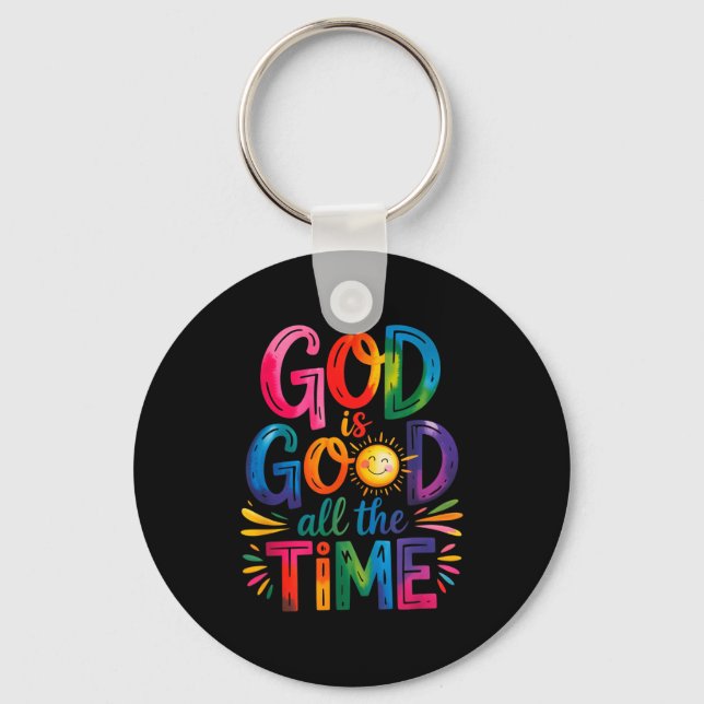 Chaveiro Deus É Bom O Tempo Todo Jesus Cristo Presente Cris (Frente)