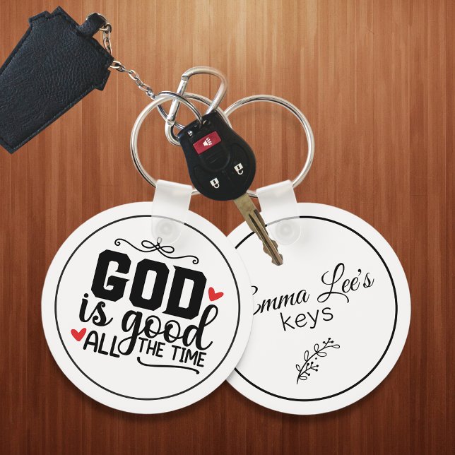 Chaveiro Deus É Bom O Tempo Todo Personalizável (Criador carregado)
