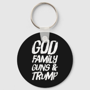 Chaveiro Deus Família Armas & Trump ganha eleição presi
