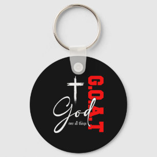 Chaveiro Deus Sobre Todas as Coisas G O A T Cruz Motiva Cri