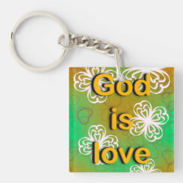 Chaveiro Deus travesseiro decorativo é amor