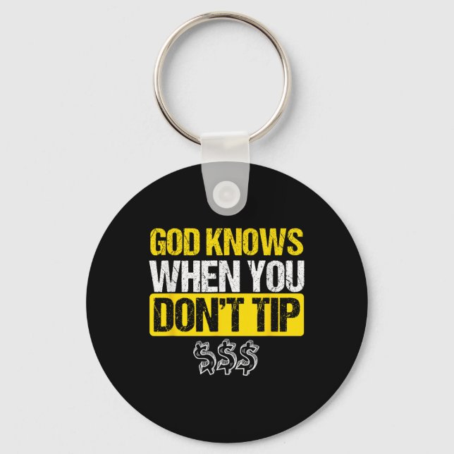 Chaveiro Deus White Tip Barman Garçom Pub Gift (Frente)
