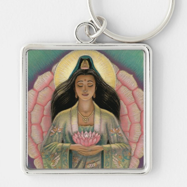 Chaveiro Deusa de Kuan Yin da piedade (Frente)