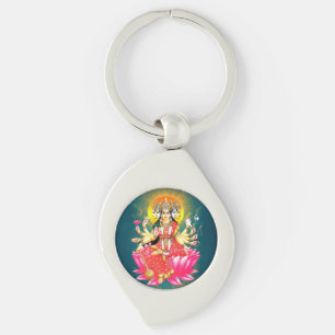 Chaveiro Deusa Gayatri Devi no Lotus Hindu Deity