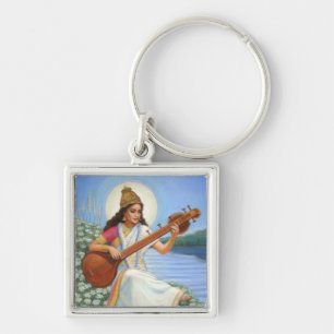 Chaveiro Deusa Sarasvati