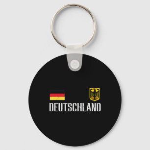Chaveiro Deutschland Alemanha Bandeira Futebol Fã Homens Mu
