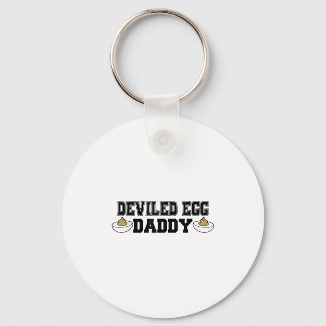 Chaveiro Deviled Egg Daddy - Funny Thanksgiving Deviled Egg (Frente)