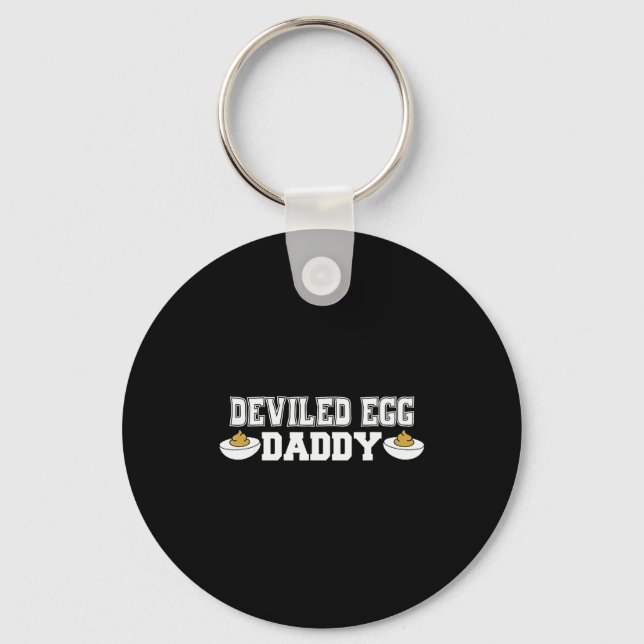 Chaveiro Deviled Egg Daddy - Funny Thanksgiving Deviled Egg (Frente)