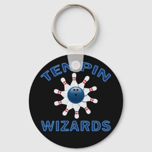 CHAVEIRO DEZ FEITICEIROS DO PIN - NOME DA EQUIPE DA BOLICHE