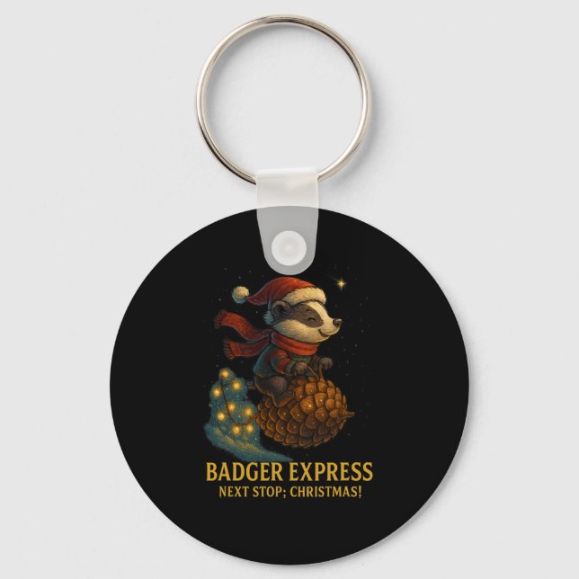 Chaveiro Dger Express Next Stop Christmas Kids Design (Frente)