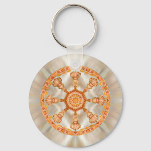 Chaveiro Dharma Wheel - Dharmachakra