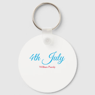 Chaveiro dia 4 de julho de independência adicionar nome tex