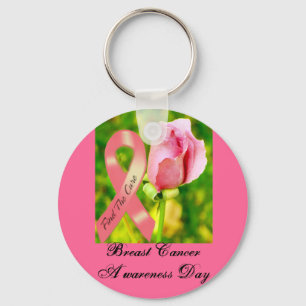 Chaveiro Dia da Consciência do Cancer da Mama