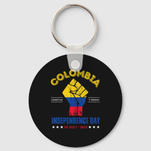 Chaveiro Dia da Independência 1810 República da Colômbia 20