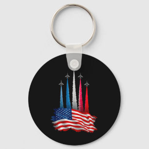 Chaveiro Dia da Independência Bandeira Americana Aviões a J