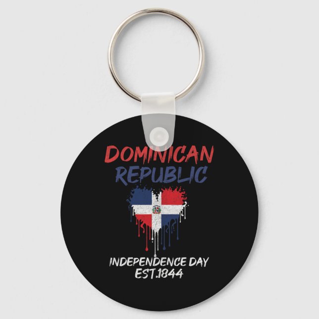 Chaveiro Dia da Independência Celebração da República Domin (Frente)