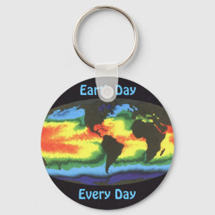 Chaveiro Dia da Terra 2012 - Temperatura global da superfíc