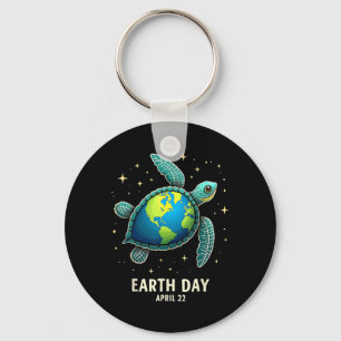 Chaveiro Dia da Terra 2025 Restaurar Tartaruga Marinha Arte