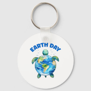 Chaveiro Dia da Terra 2025 Tartaruga Marinha Salva O Planet