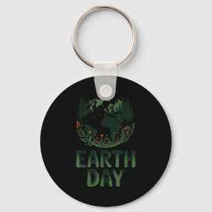 Chaveiro Dia da terra fofo natureza e planeta para toda a f