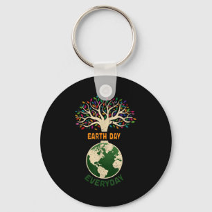 Chaveiro Dia da Terra Todos os Dias Aniversário do Planeta