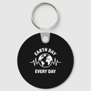 Chaveiro Dia da Terra Todos os dias Camisas Homens Mulheres