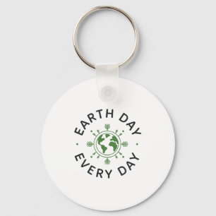 Chaveiro Dia da Terra Todos os Dias - Design Ecológico Mini