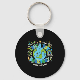 Chaveiro Dia da Terra todos os dias salvar o planeta amante