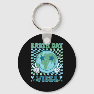 Chaveiro Dia da Terra Vibe Planeta Hippie Aniversário Terra