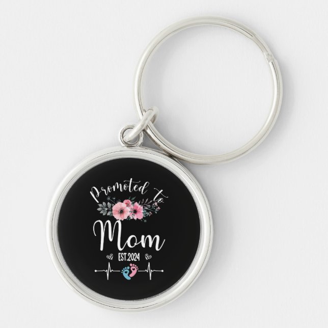 Chaveiro Dia das Mães Engraçado com Floral 2024 (Frente)