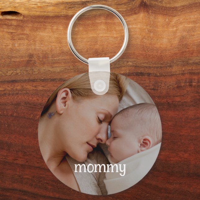 Chaveiro Dia das mães Mamãe foto personalizada  (Verso)
