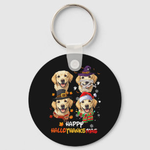Chaveiro Dia de Ação de Graças de Labrador Dog Hallothanksm