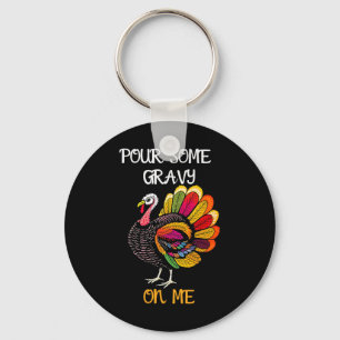 Chaveiro Dia de Ação de Graças Gobble Até Você Tropeçar Mod