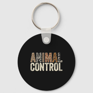 Chaveiro Dia de as Bruxas engraçado de Controlo Animal Figu