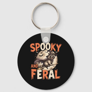 Chaveiro Dia de as Bruxas engraçado De Halloween Spooky E F